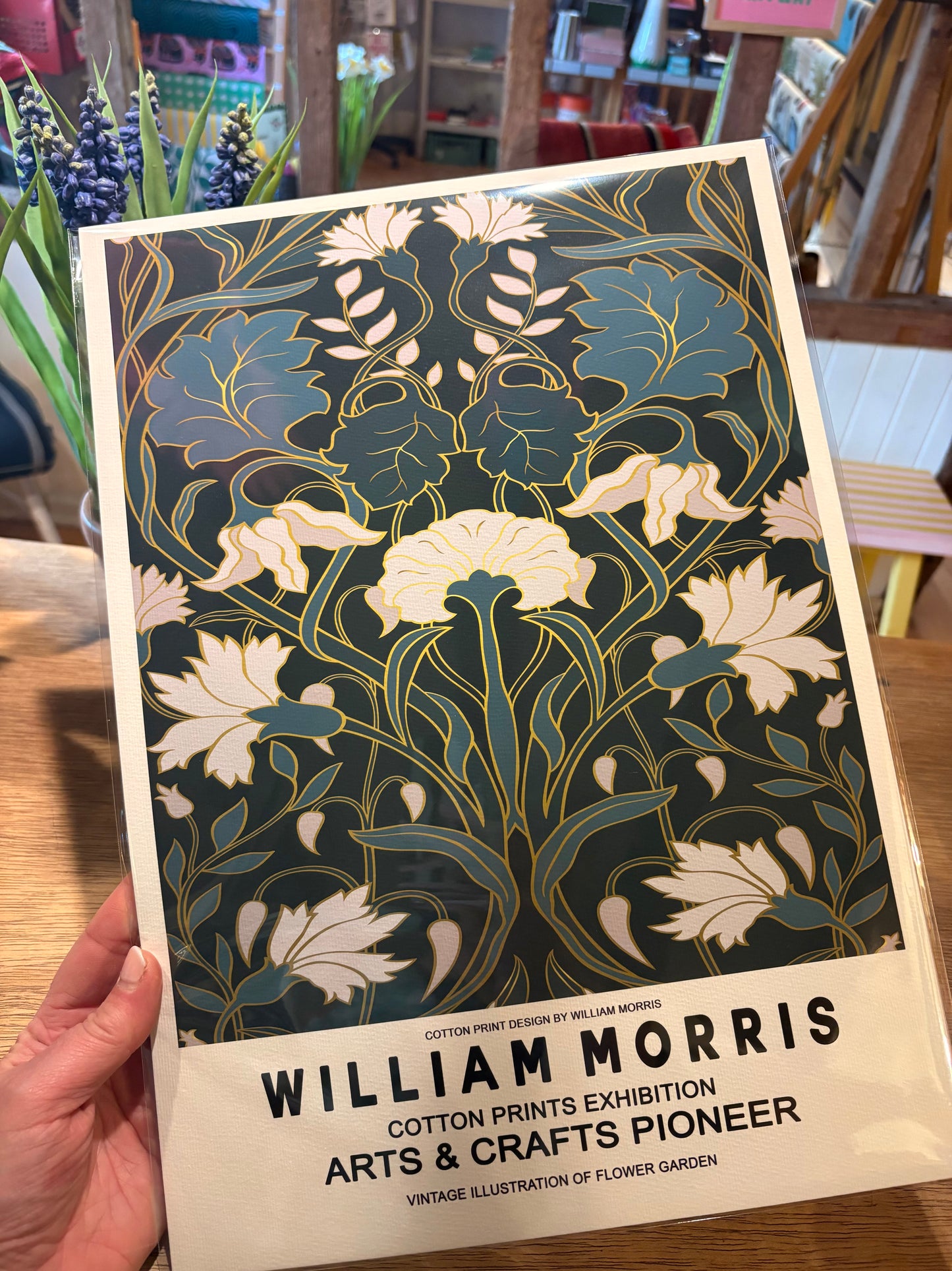 William Morris Snowdrop A3 print