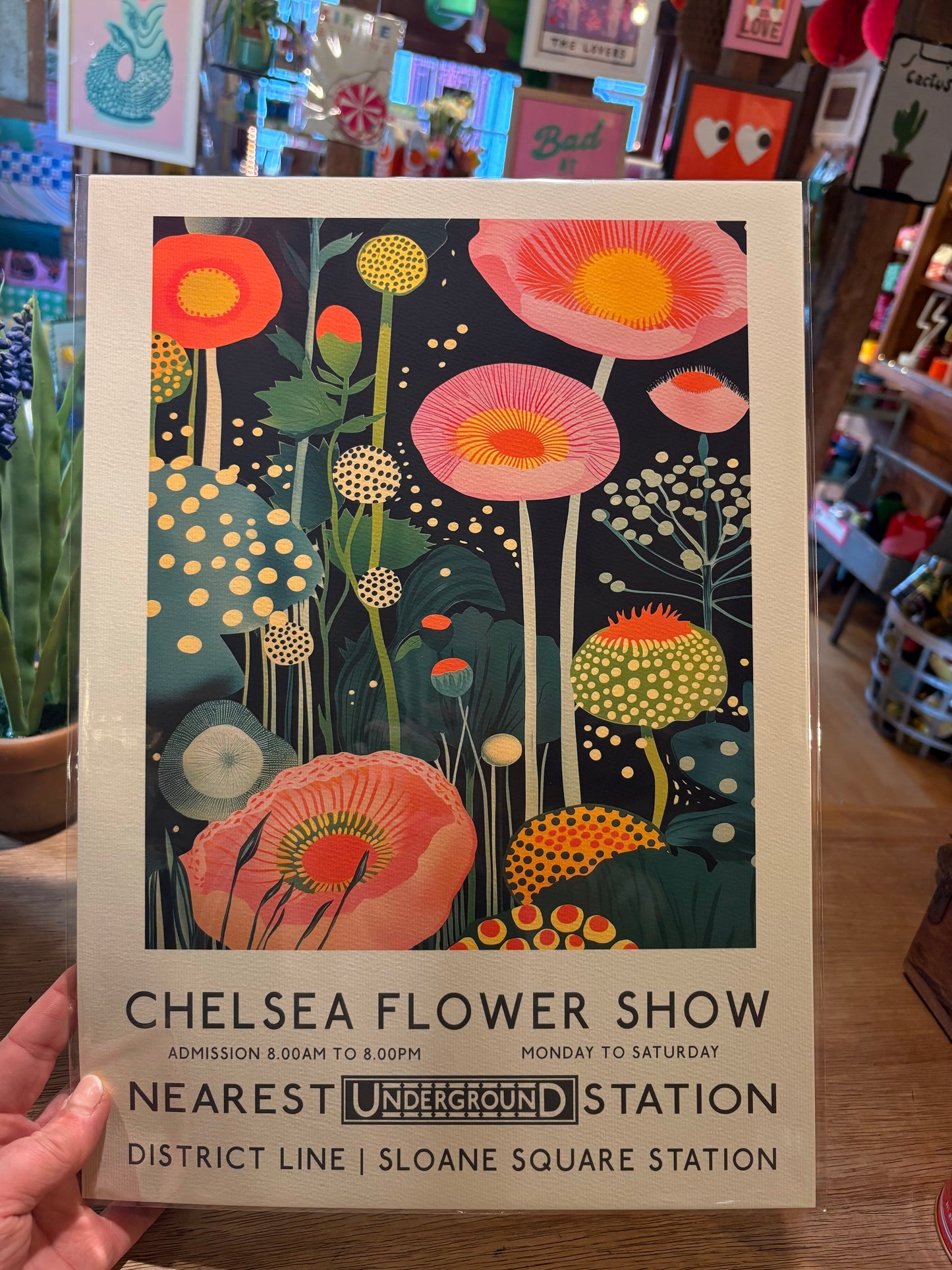 Chelsea Flower Show botanical A3 print