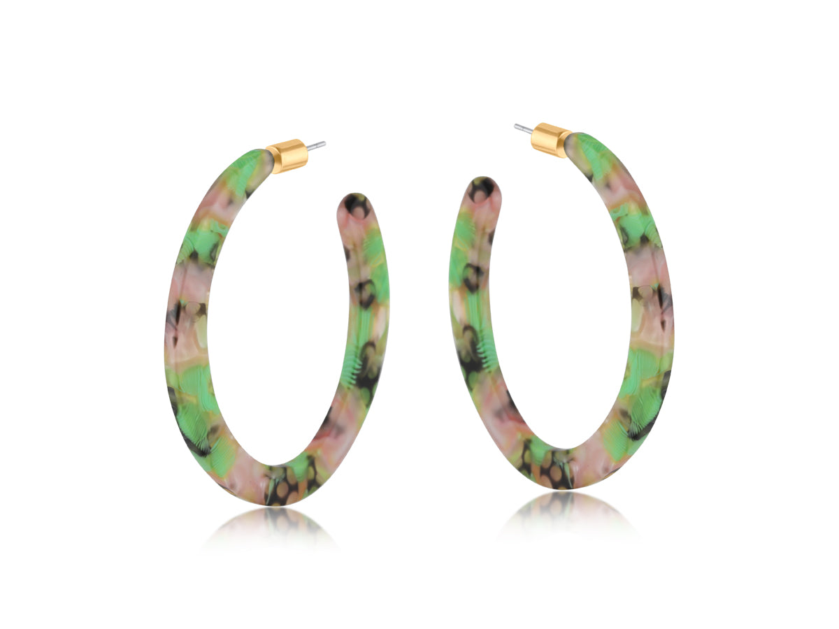 Large resin hoops - Ilona