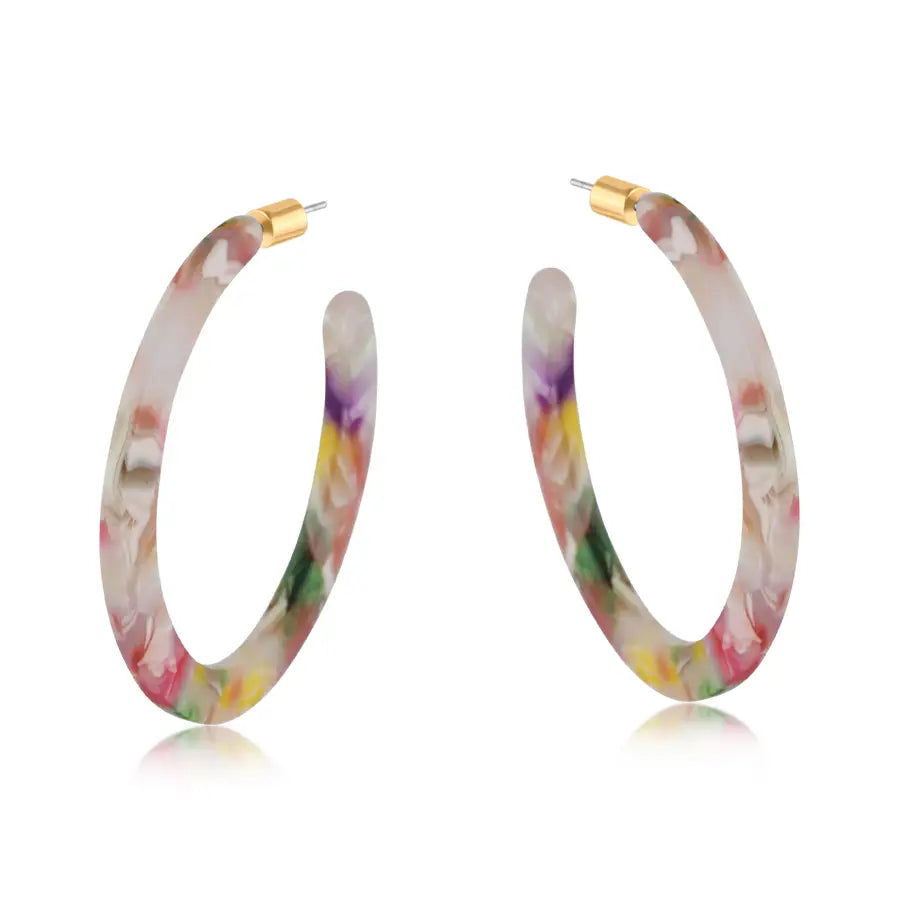 Large resin hoops - Sylvia