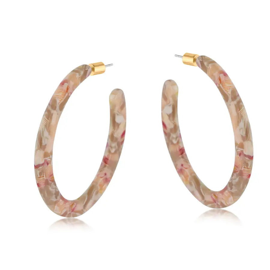Large resin hoops - Sylvia