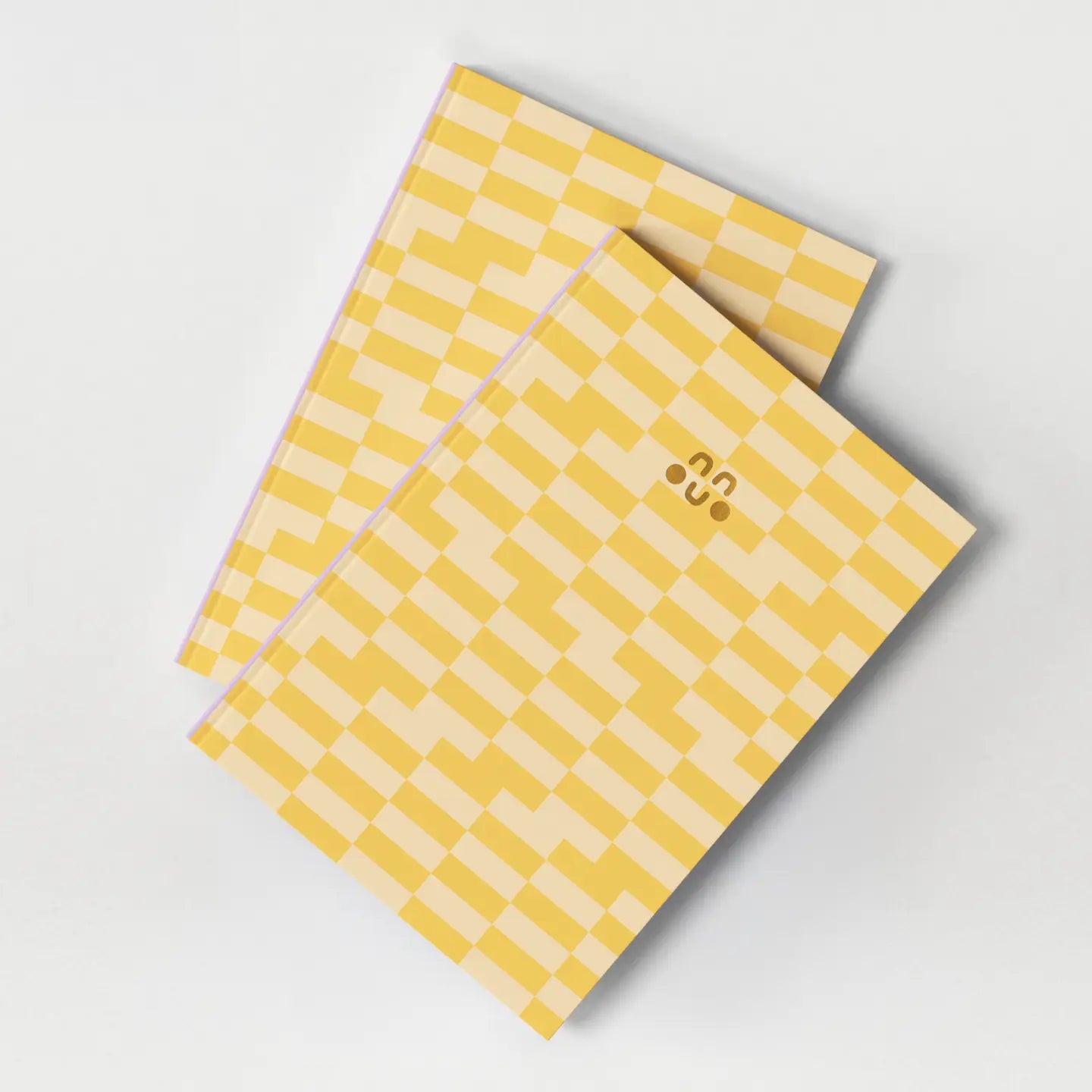 Yellow checked notebook