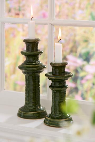 Stoneware candleholder
