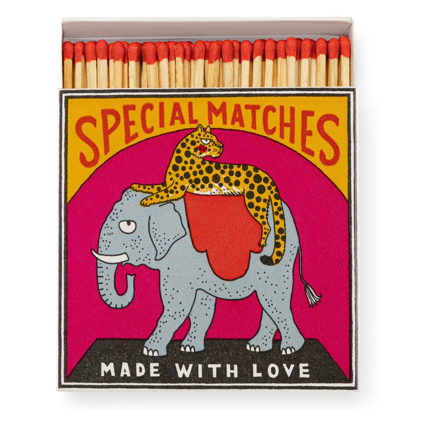 Elephant and cheetah matches