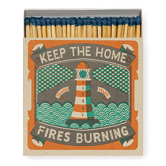 Home fires burning matches