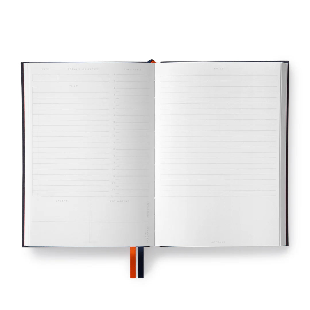 A5 fabric daily planner