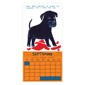 David Shrigley 2026 calendar