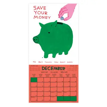 David Shrigley 2026 calendar