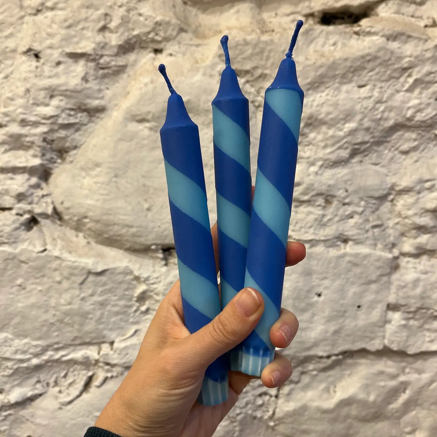 Stripy candles