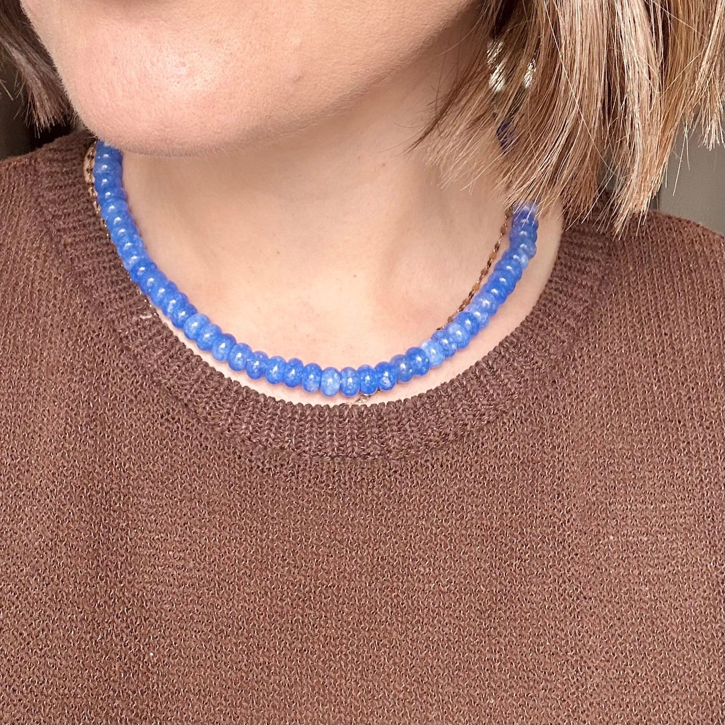 Rainbow beaded necklaces