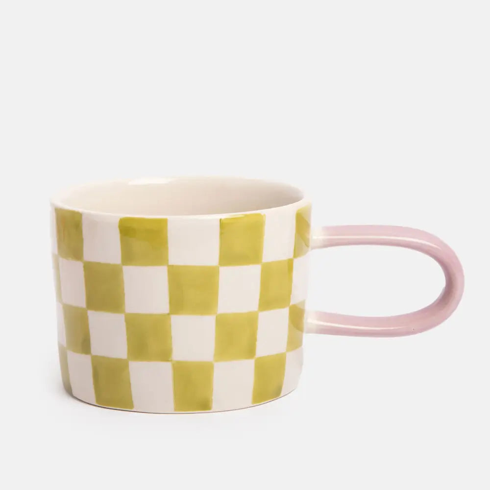 Ceramic mug - long handle