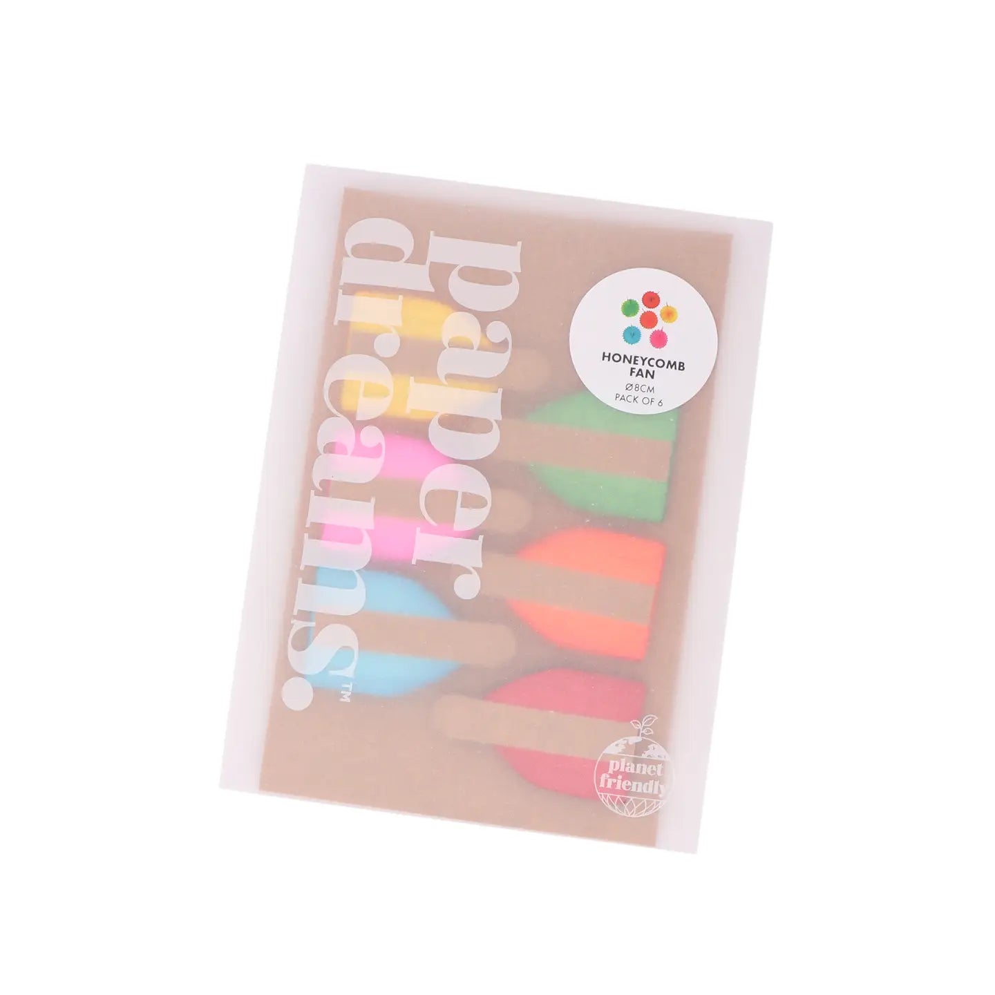 Set of mini paper fans - 8cm