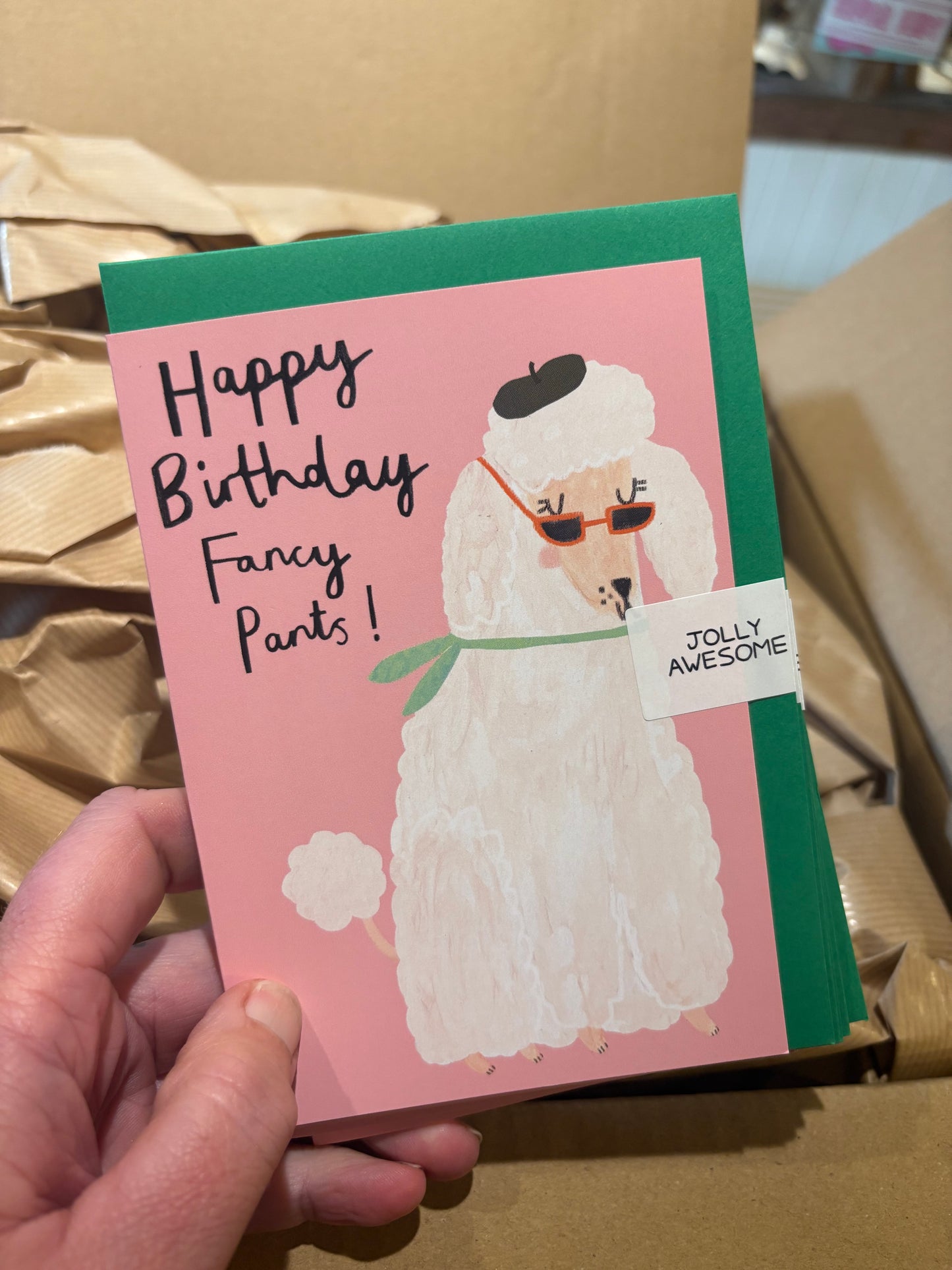 Happy birthday fancy pants card