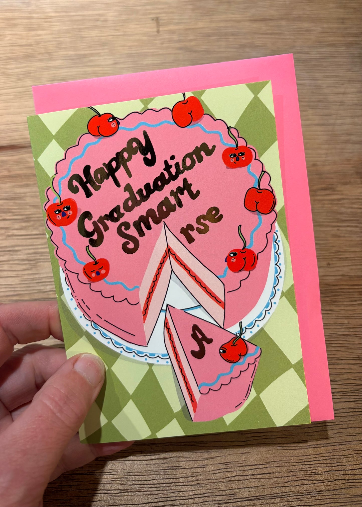 Smart arse graduation card