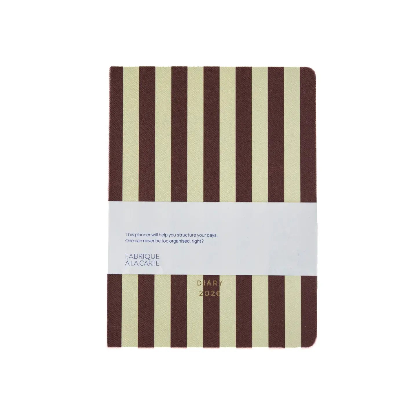 Stripy 2026 diary planner A-journal