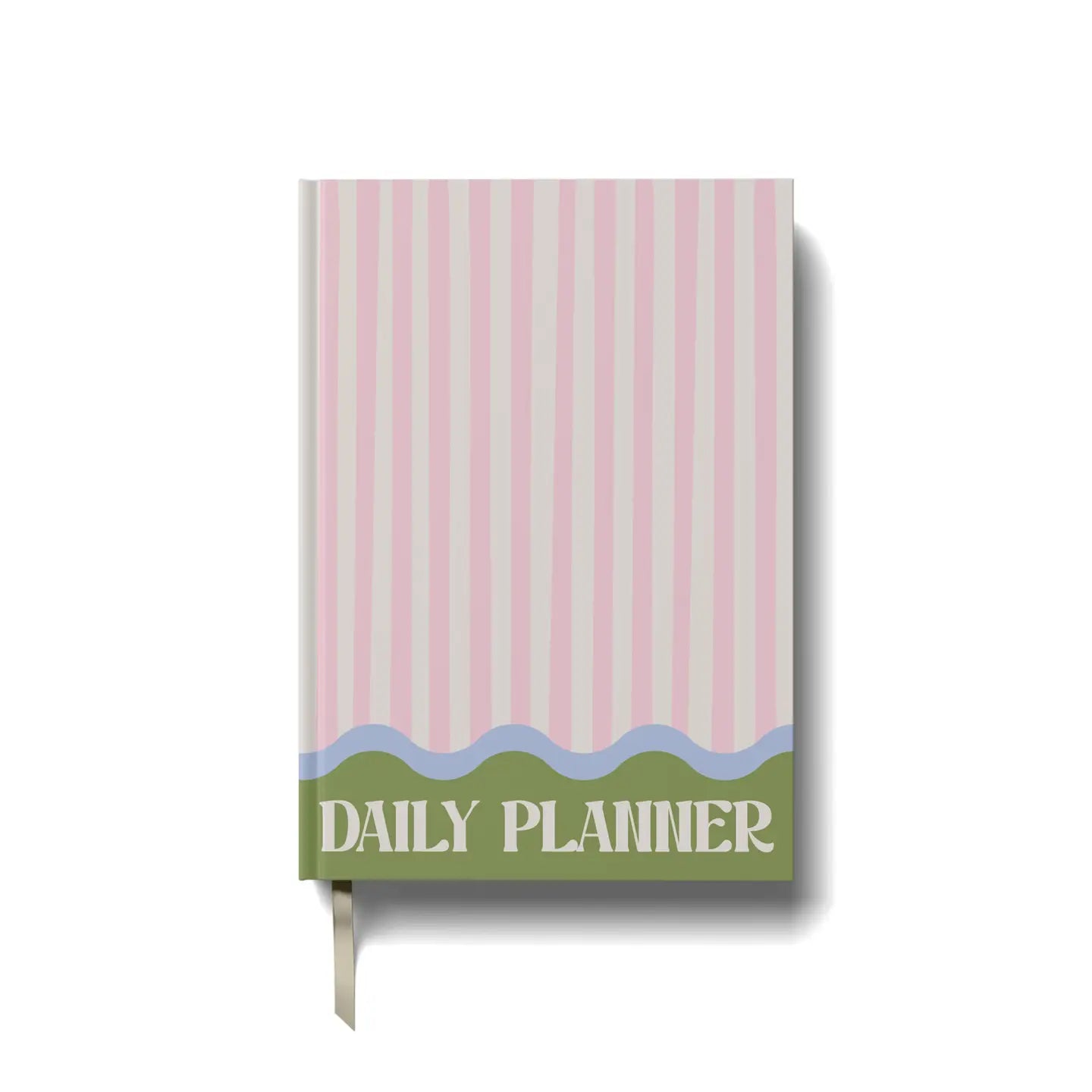 A5 Daily planner wavy pink