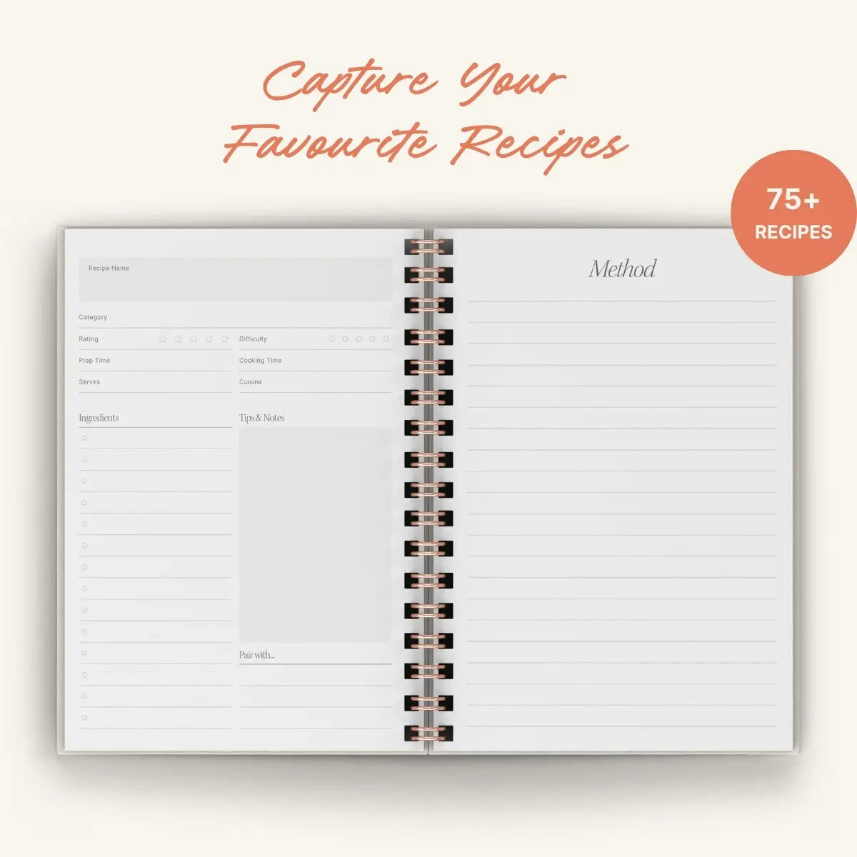 Recipe journal