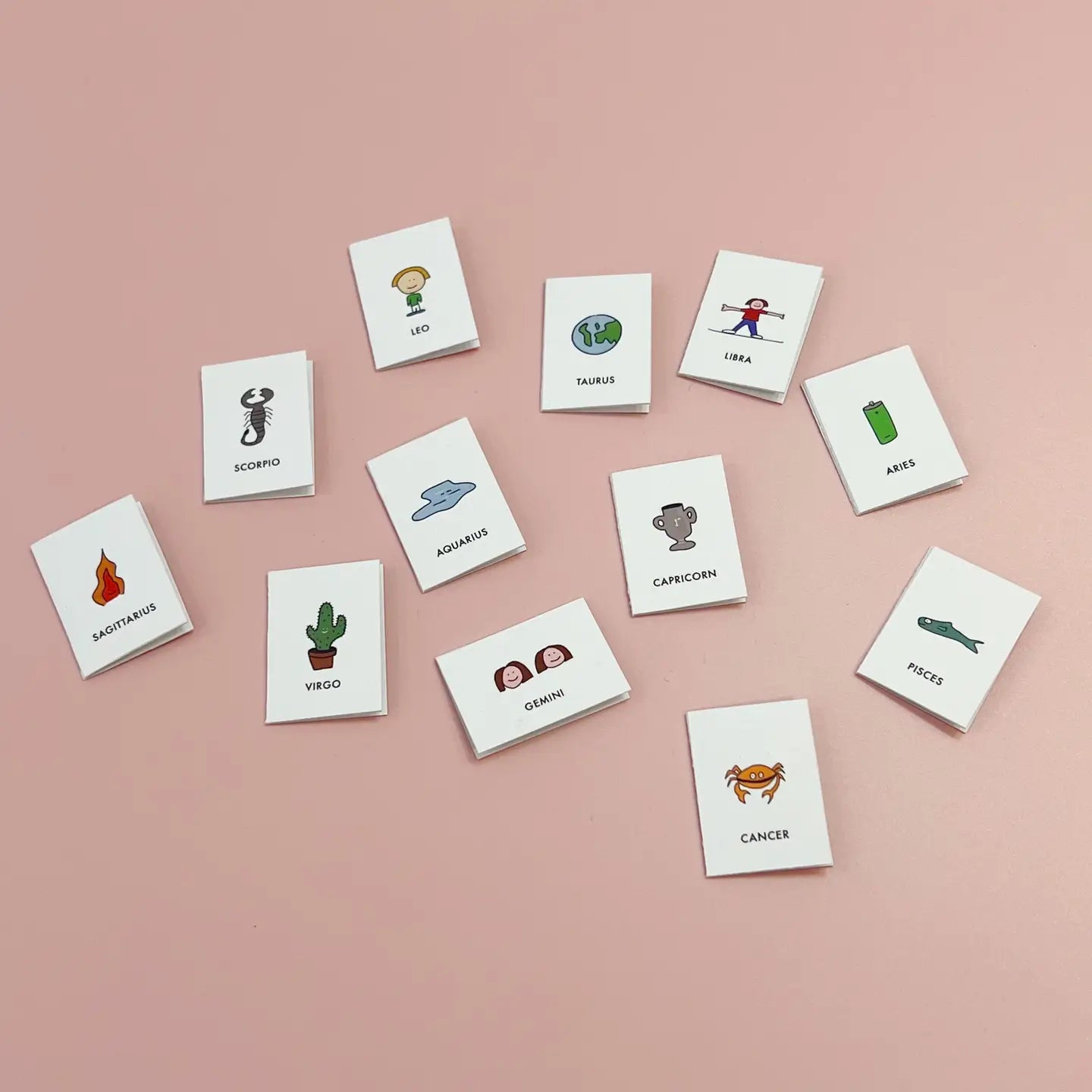 Tiny zodiac card box set