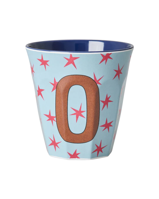 Starry alphabet melamine cup