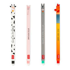 Set of 4 erasable pens Farm Sweet Farm