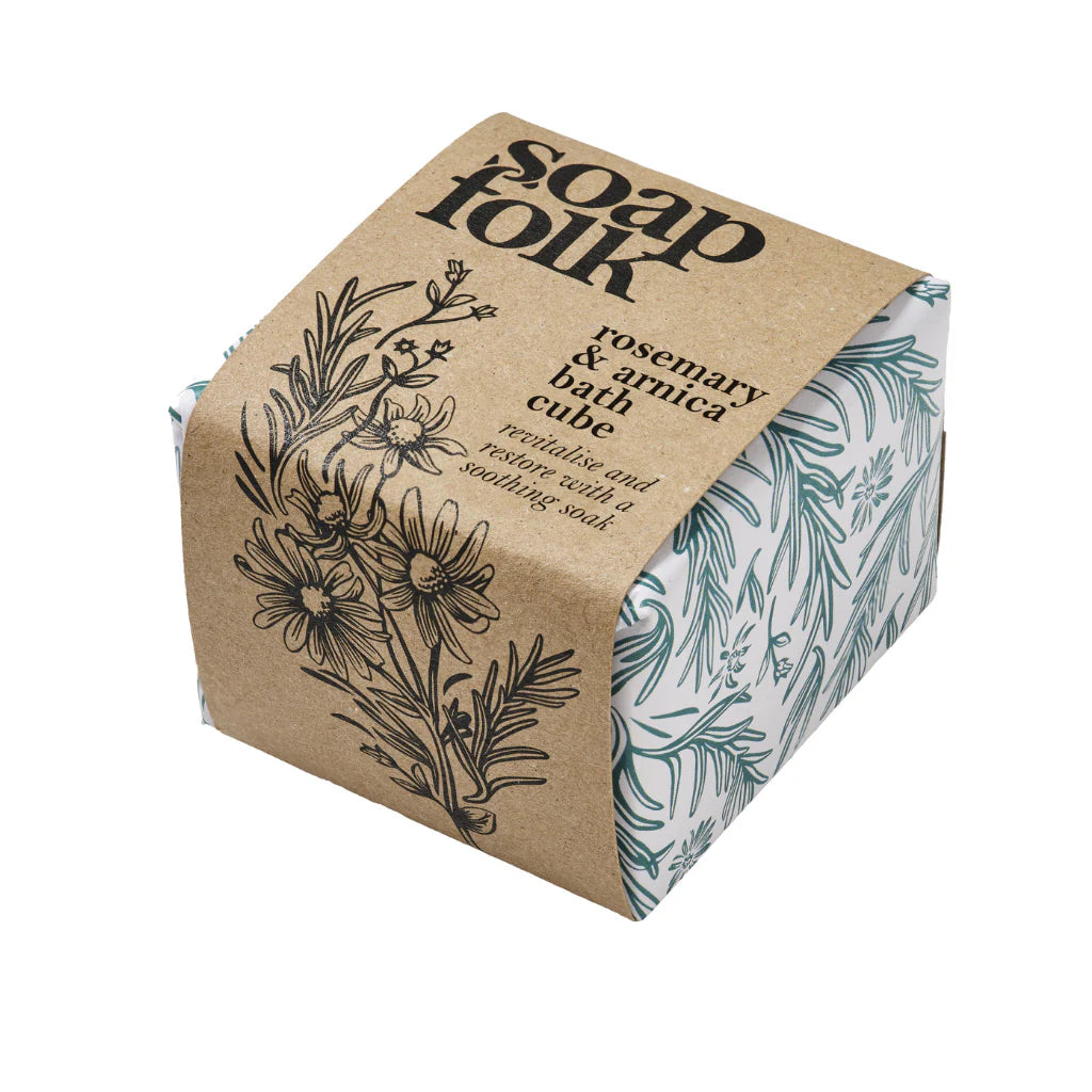 Rosemary and arnica bath cube