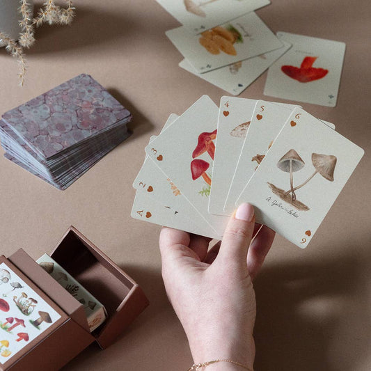 Two deck playing card set: fungi
