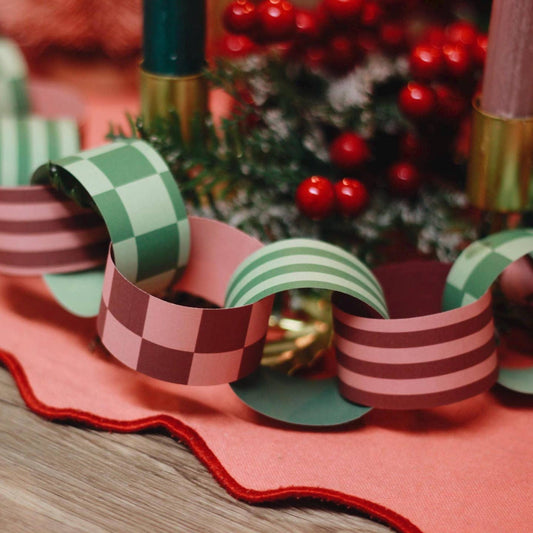 Festive paper chain kit