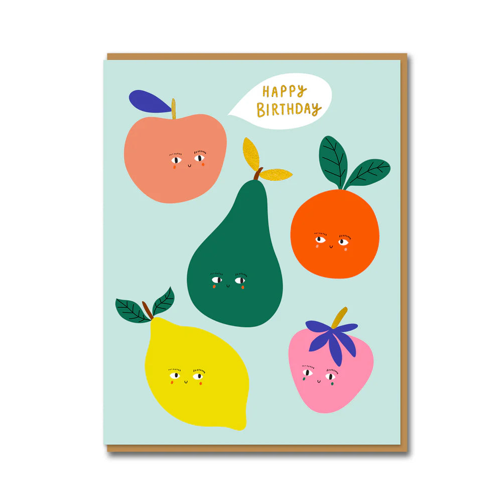 Fruity birthday card