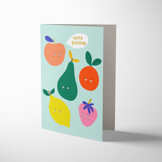 Fruity birthday card