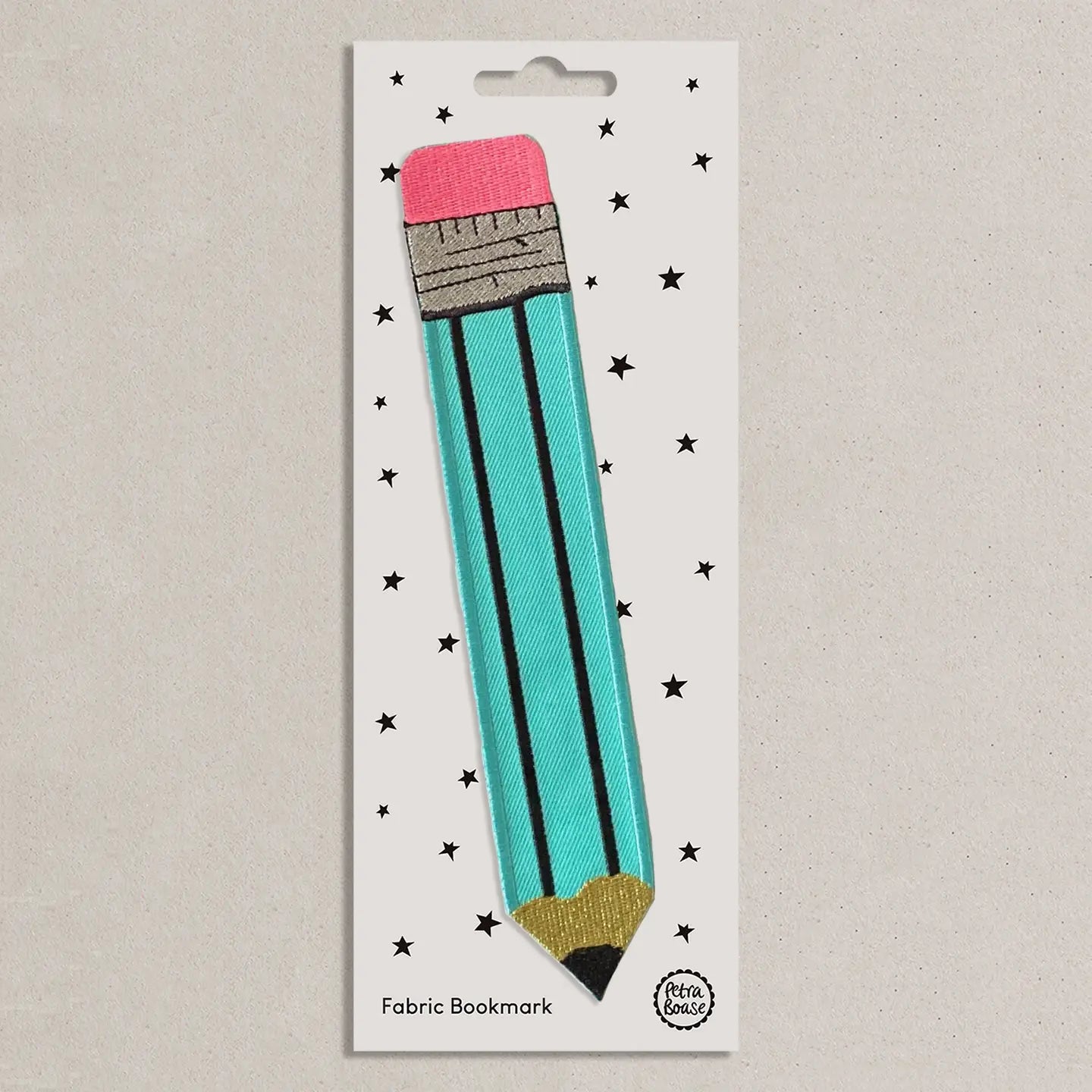 Embroidered bookmark