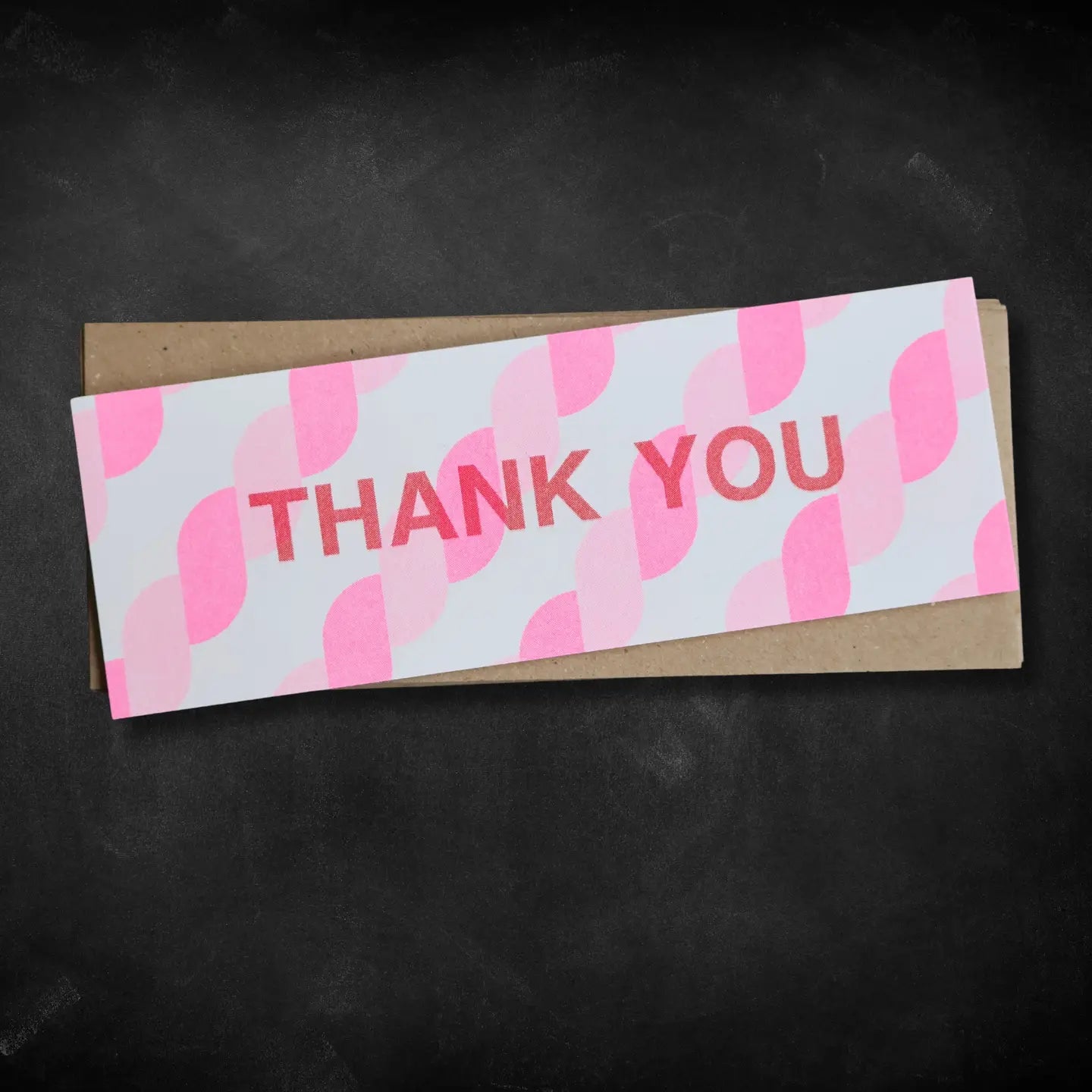 Thank you notecards - long and narrow - set of 12