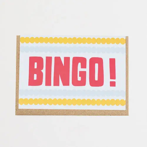 Bingo greetings card