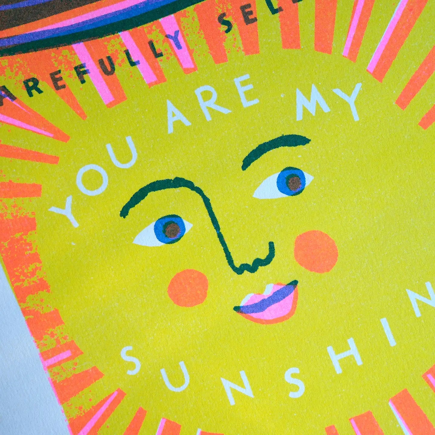 You are my sunshine A4 print