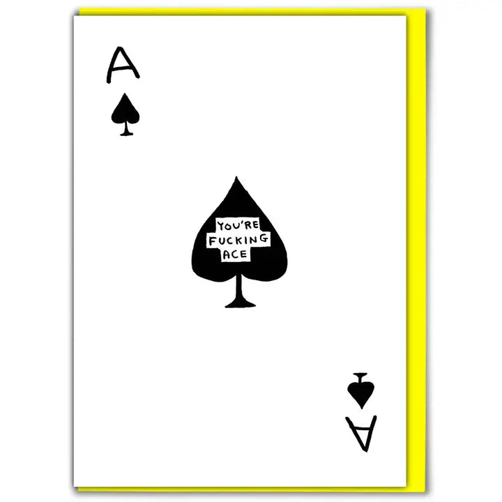 Fucking ace greetings card