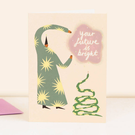 Future is bright card