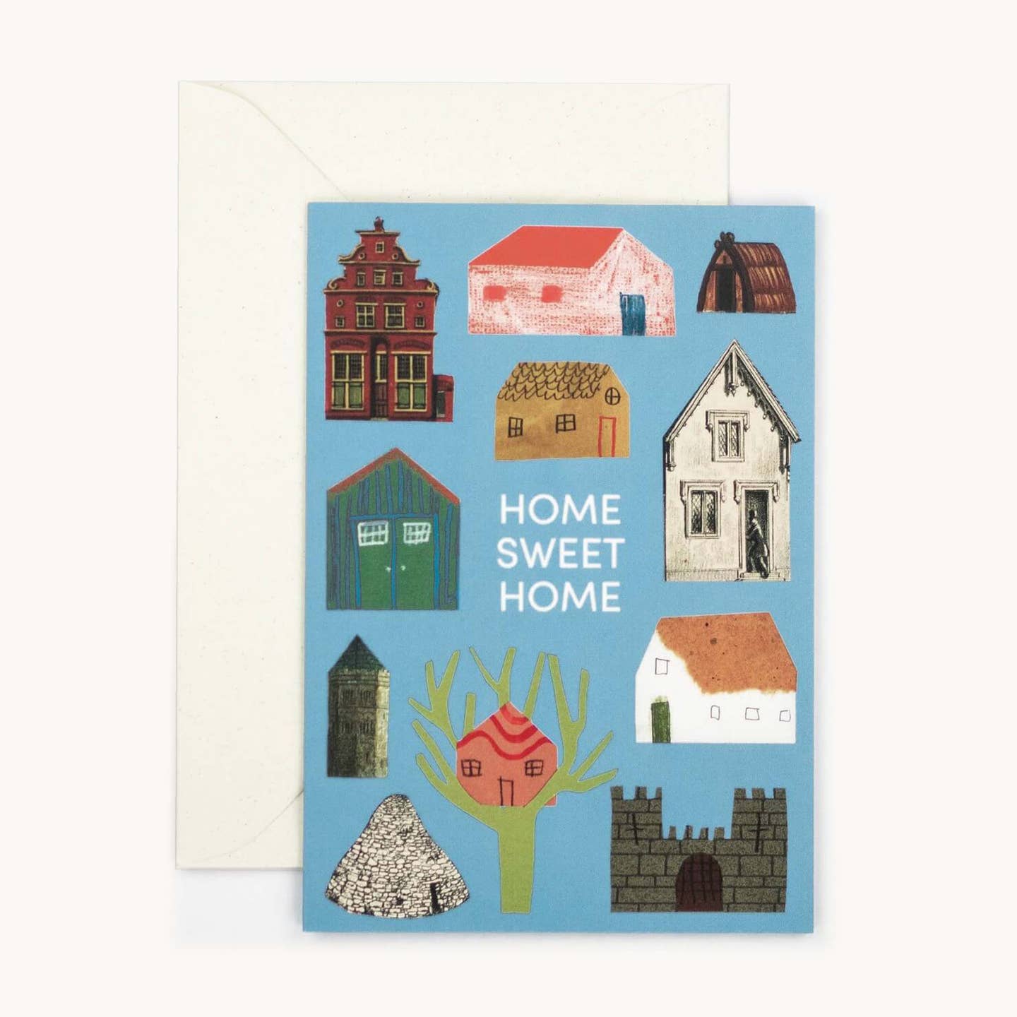 Home sweet home houses card
