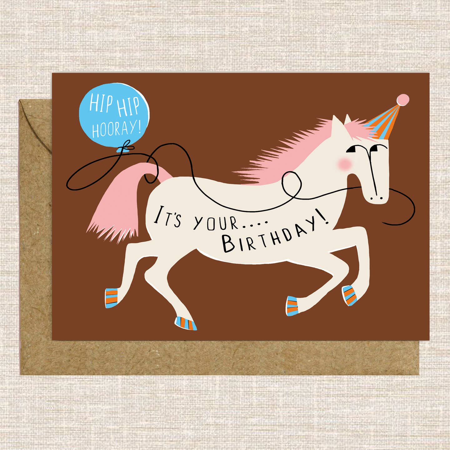Fancy filly birthday card