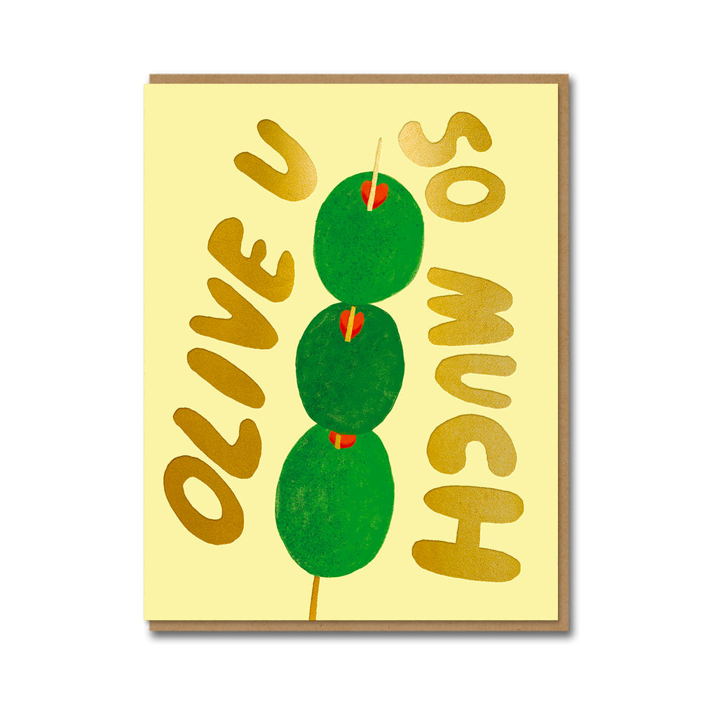 Olive u so much card