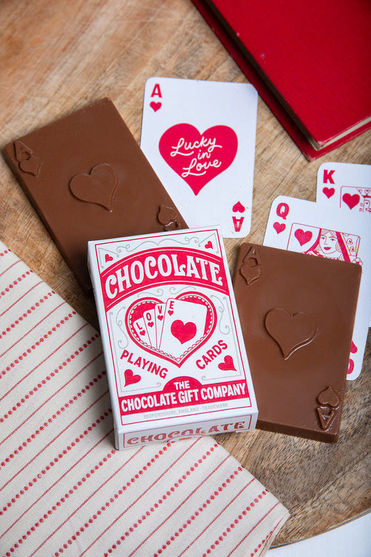 Chocolate playing cards