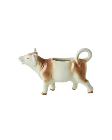 Ceramic cow milk jug