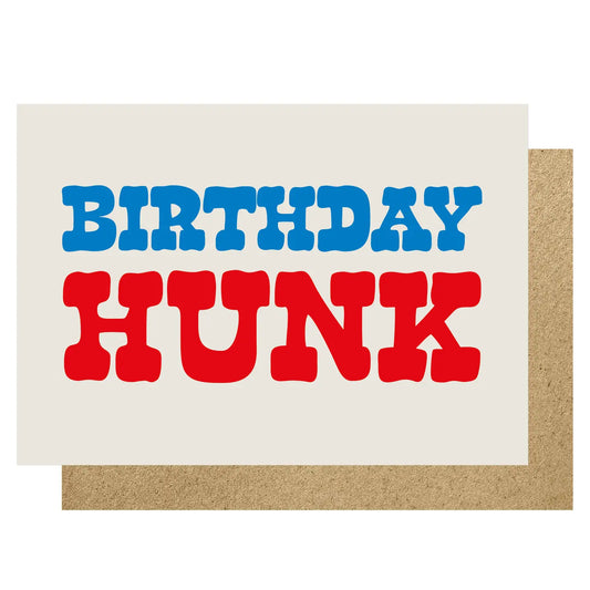 Birthday hunk card