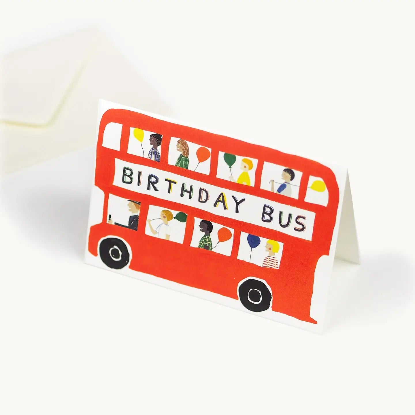 Birthday bus card
