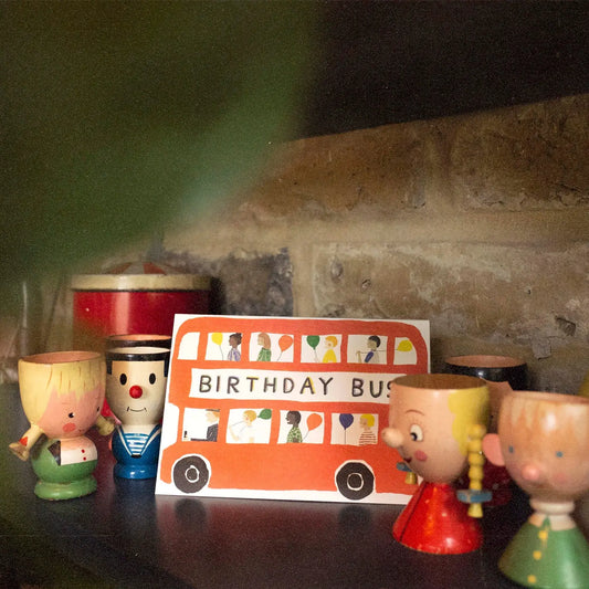 Birthday bus card
