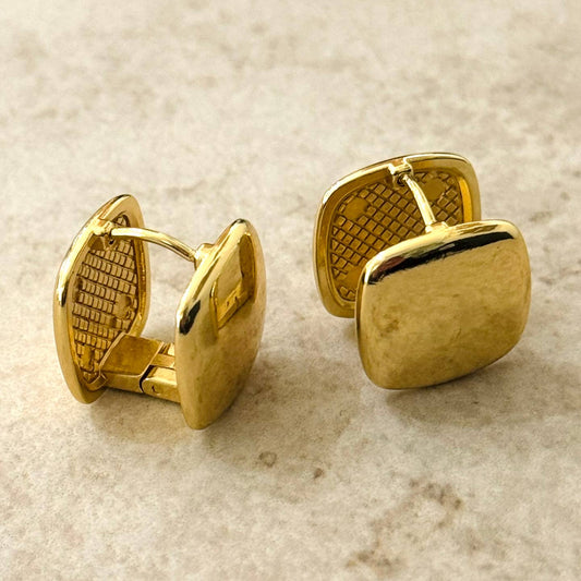 Gold cuff earrings