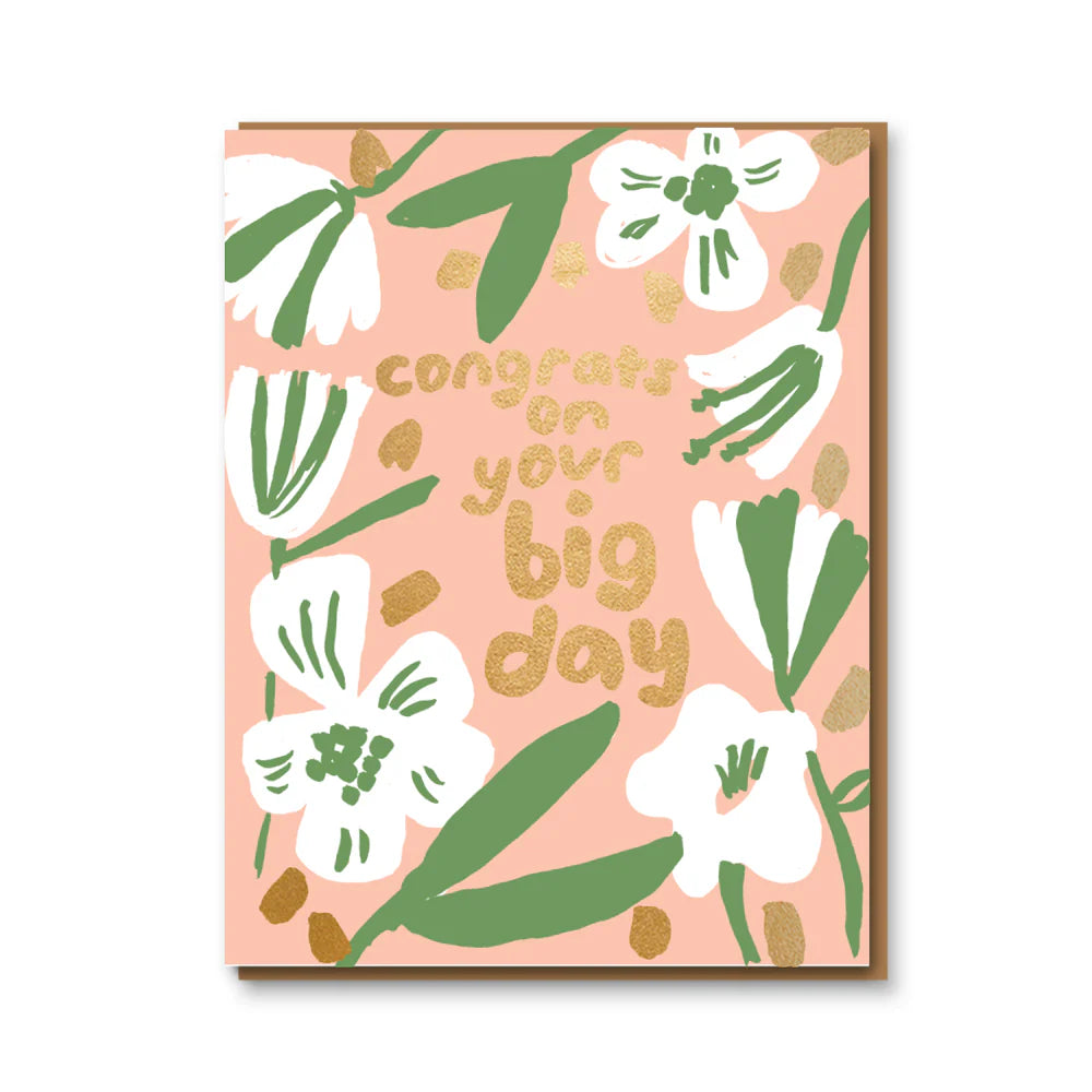 Congrats on your big day card