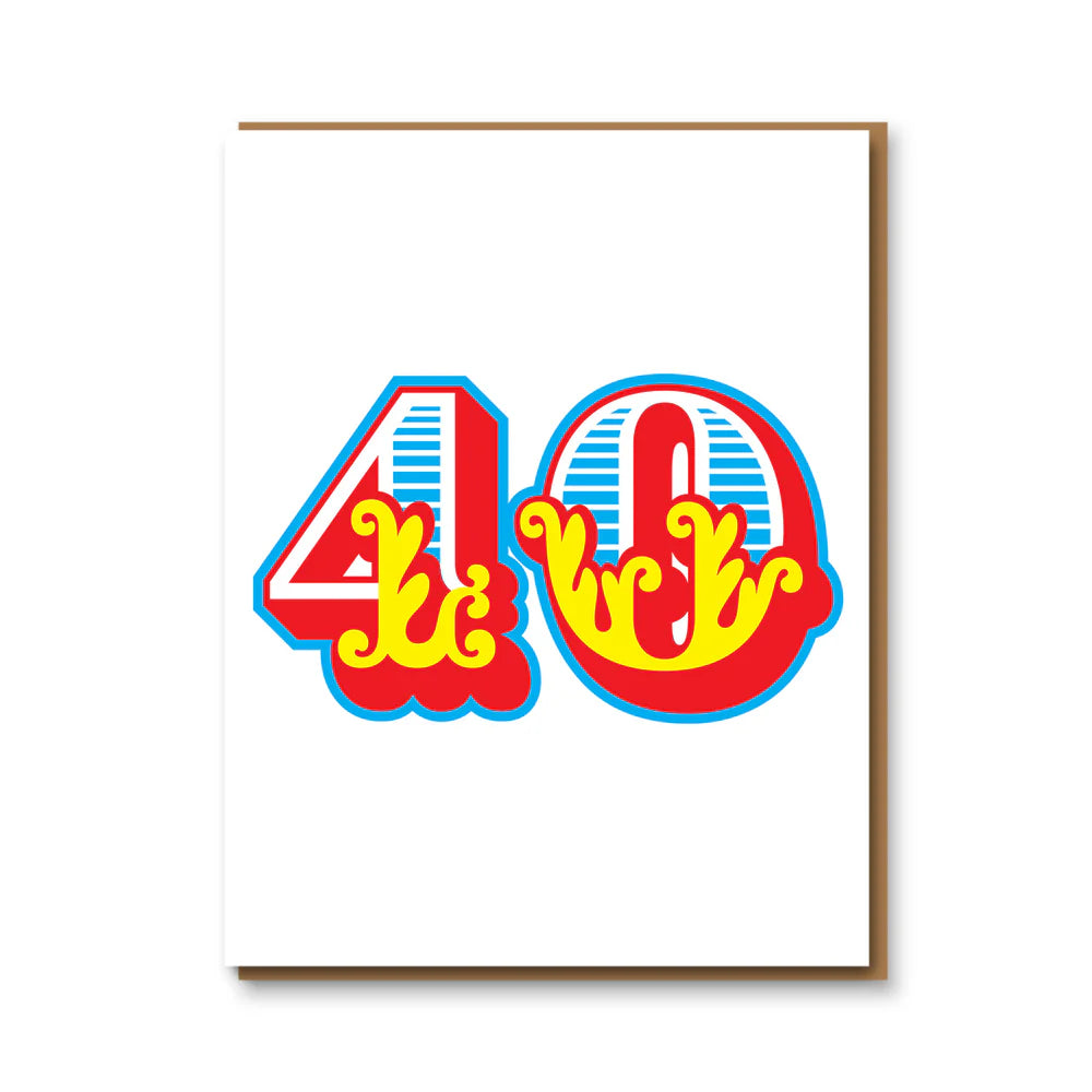 Age 40 big top card