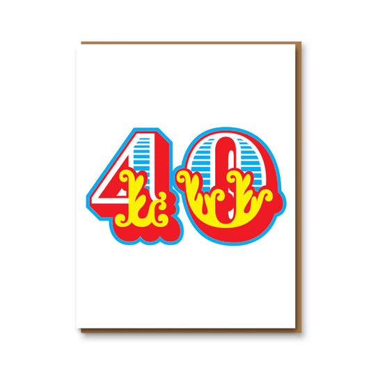 Age 40 big top card