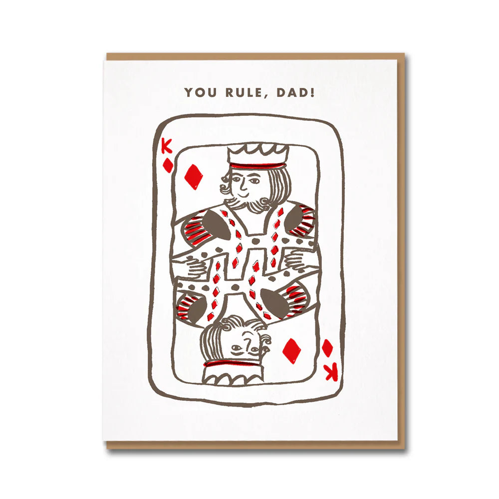 King of diamonds Dad card