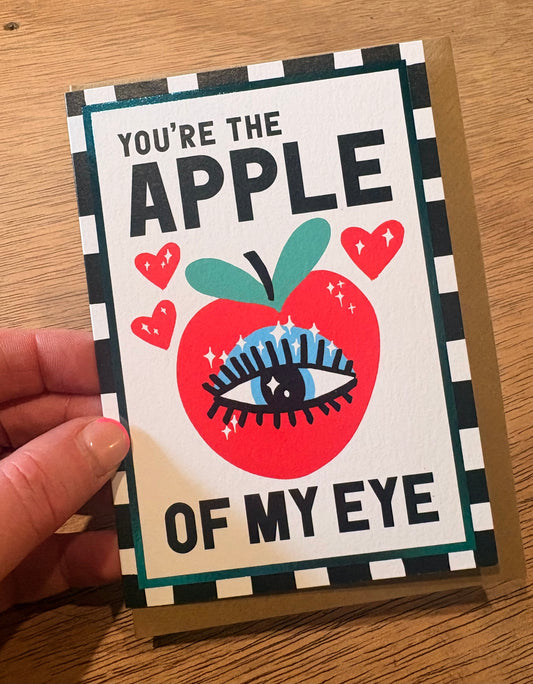 Apple of my eye card