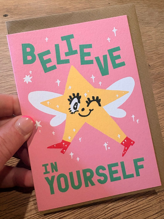 Believe in yourself card